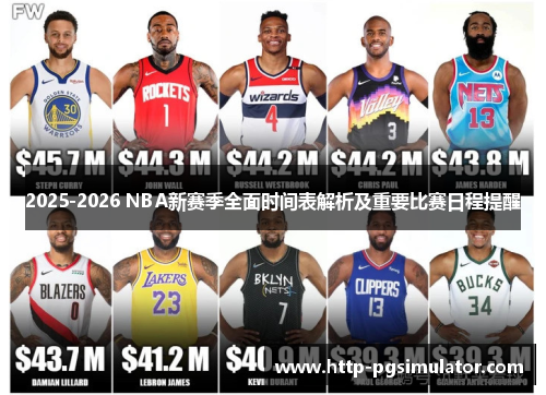 2025-2026 NBA新赛季全面时间表解析及重要比赛日程提醒