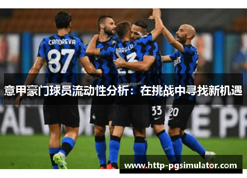 意甲豪门球员流动性分析:在挑战中寻找新机遇 意甲豪门球员流动性分析:在挑战中寻找新机遇